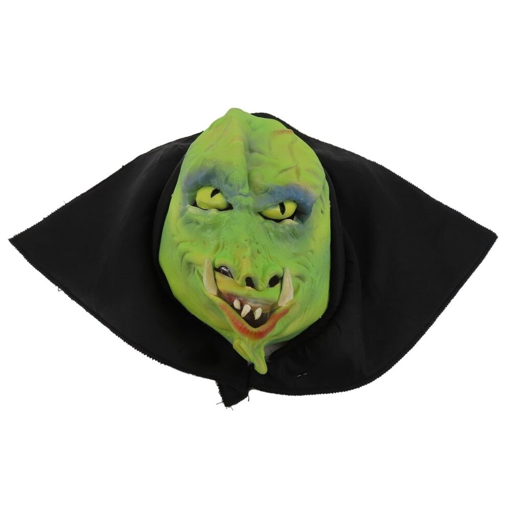 Be Something Studio 1986 Adult OS Swamp Creature Fangs Black Collar Mask BSS